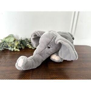 Vintage Elmer the Elephant Russ Berrie‎ hand puppet gray stuffed animal no sound